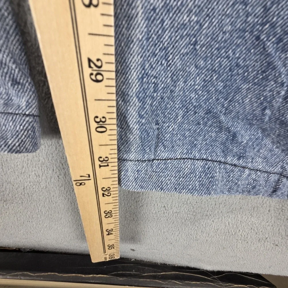 Edwin Jeans Mens 30x33 Blue Selvedge 505XX Regular Straight Light Wash Zip Fly